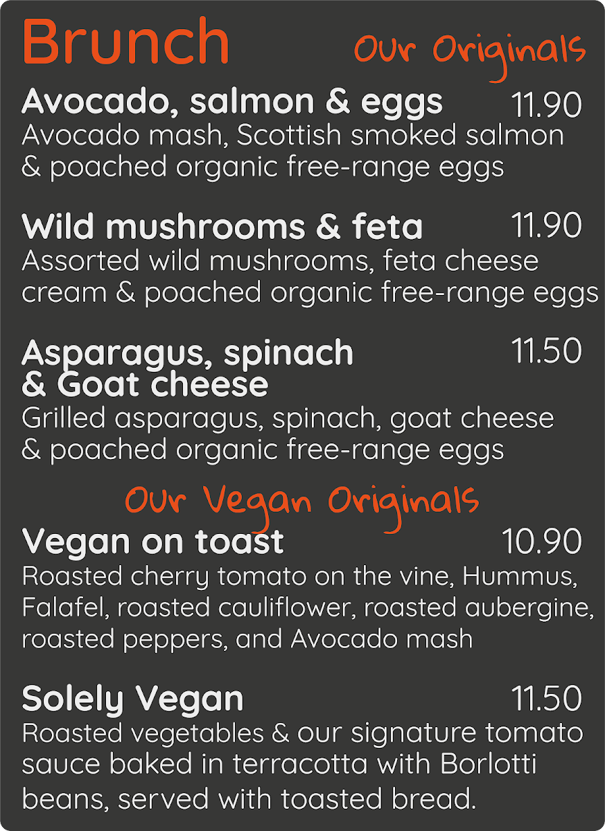 CaféGenic Menu - Image 1