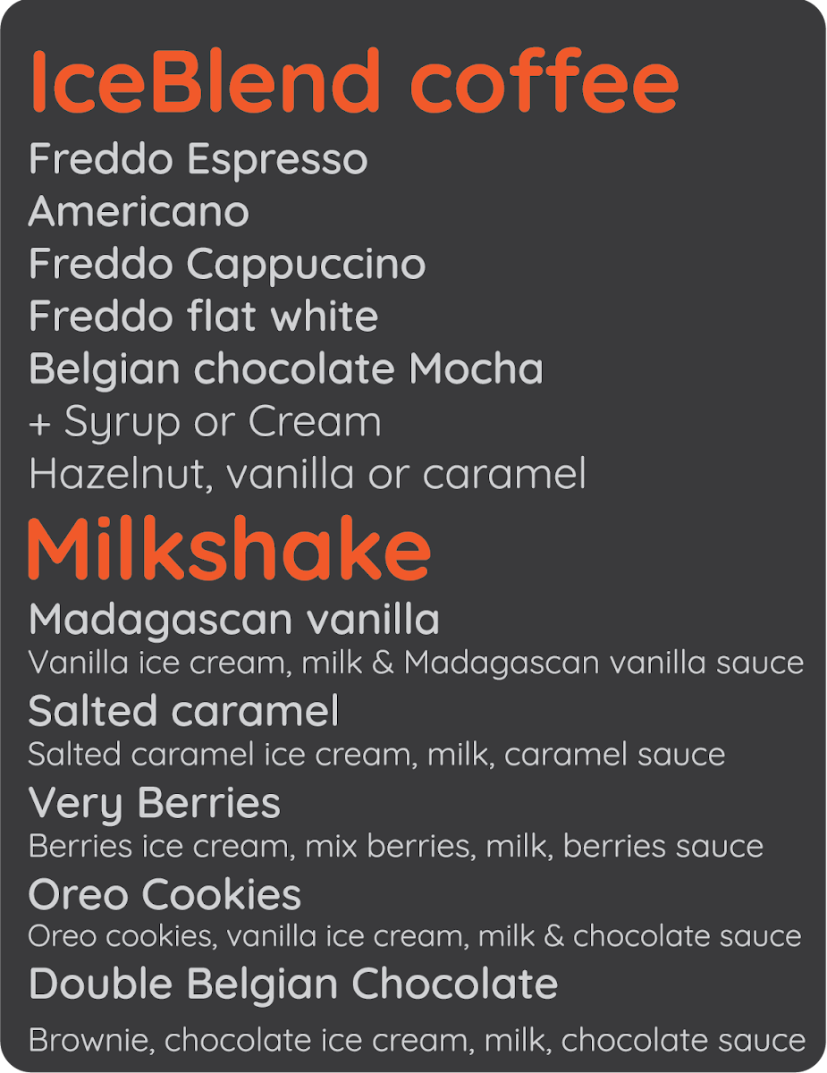 CaféGenic Menu - Image 3